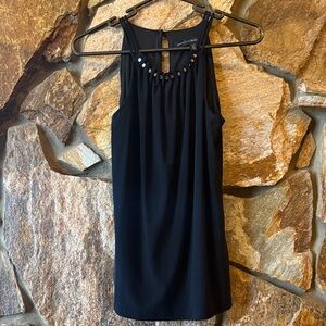 White House Black Market Black Studded Mini Dress